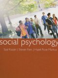 Social Psychology 7th 9780618868469 Front Cover