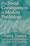 Social Consequences of Modern Psychology 2008 9781412807470 Front Cover
