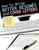 How to Write Better Rï¿½sumï¿½s and Cover Letters  cover art