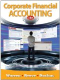 Corporate Financial Accounting 11th 2011 9781111527471 Front Cover