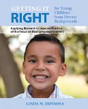 Getting It RIGHT for Young Children from Diverse Backgrounds Applying Research to Improve Practice with a Focus on Dual Language Learners with Enhanced Pearson EText -- Access Card Package cover art