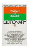 Bantam New College Italian and English Dictionary 1984 9780553279474 Front Cover