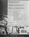 Manipulative Kit for Mathematics for Elementary Teachers 10th 9781259293474 Front Cover