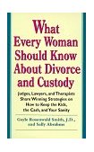What Every Woman Should Know about Divorce and Custody Judges, Lawyers, and Therapists Share Winning Strategies on How to Keep the Kids, the Cash, and Your Sanity 1998 9780399524479 Front Cover