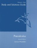 Precalculus 7th 2006 Student Manual, Study Guide, etc.  9780618643479 Front Cover