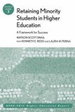 Retaining Minority Students in Higher Education A Framework for Success cover art