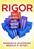 Rigor for Students with Special Needs  9781596672482 Front Cover
