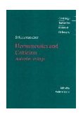 Schleiermacher: Hermeneutics and Criticism And Other Writings  9780521598484 Front Cover