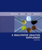 Qualitative Analysis Supplement, 8th 8th 2006 9780495014485 Front Cover