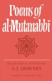 Poems of Al-Mutanabbï¿½  9780521108485 Front Cover