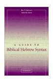 Guide to Biblical Hebrew Syntax  cover art