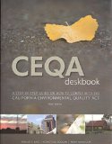 CEQA Deskbok A Step-By-Step Guide on How to Comply with CEQA 3rd 9780923956486 Front Cover