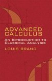 Advanced Calculus An Introduction to Classical Analysis cover art
