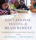 Educational Testing and Measurement Classroom Application and Practice cover art