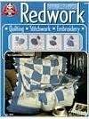 Redwork in Blue Quilting Stitchwork Embroidery 1999 9781574217490 Front Cover