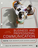 Business and Professional Communication KEYS for Workplace Excellence 3rd 9781506341491 Front Cover