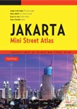 Jakarta Mini Street Atlas First Edition Jakarta's Most up-To-date Mini Street Atlas 2013 9780804843492 Front Cover