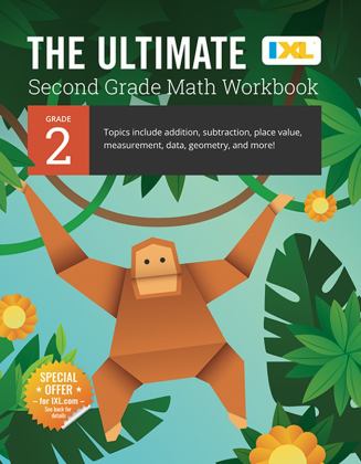 Ultimate Grade 2 Math Workbook Multi-Digit Addition, Subtraction, Place Value, Measurement, Data, Geometry, Perimeter, Counting Money, and Time for Classroom or Homeschool Curriculum  9781947569492 Front Cover