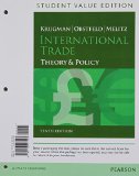 International Trade Theory and Policy, Student Value Edition cover art