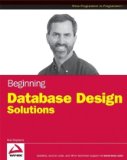 Beginning Database Design Solutions  cover art