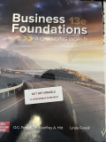 Business Foundations A Changing World 13th 9781264067497 Front Cover