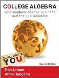 College Algebra with Applications for Business and Life Sciences 2nd 2012 9781133108498 Front Cover