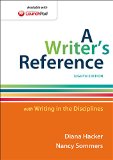 A Writer's Reference With Writing in the Disciplines:  cover art