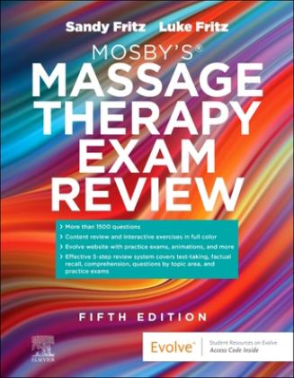 Mosby's_ Massage Therapy Exam Review 5th 9780323881500 Front Cover