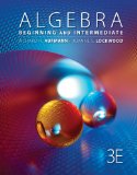 Algebra Beginning and Intermediate 3rd 2012 Revised  9781111579500 Front Cover