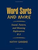 Word Sorts and More Sound, Pattern, and Meaning Explorations K-3 cover art