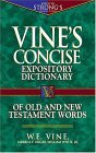Vine's Concise Dictionary of Old and New Testament Words 2005 9781418501501 Front Cover