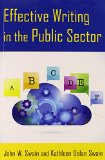 Effective Writing in the Public Sector  9780765641502 Front Cover