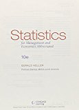 Statistics for Management and Economics, Abbreviated  cover art