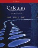 Calculus for Scientists and Engineers Early Transcendentals, Single Variable cover art