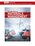 Introduction to Materials Management  9780137565504 Front Cover