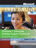 Exam 70-685 Windows 7 Enterprise Desktop Support Technician cover art