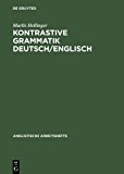 Kontrastive Grammatik Deutsch, Englisch 1977 9783484400504 Front Cover