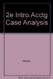 Introduction to Accounting Case Analysis 2nd 1982 9780070924505 Front Cover