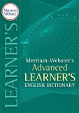 Merriam-Webster's Advanced Learner's English Dictionary  cover art