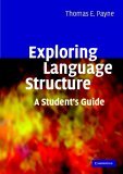 Exploring Language Structure A Student&#39;s Guide