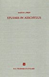 Studies in Aeschylus 1990 9783598774508 Front Cover