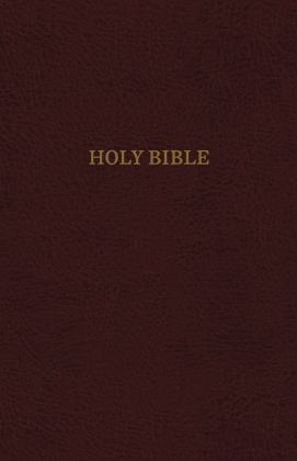 KJV Reference Bible Personal Size Red Letter Edition [Giant Print, Burgundy]  9780785215509 Front Cover