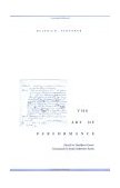 Art of Performance  9780195151510 Front Cover