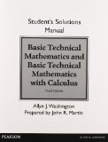 Student Solutions Manual for Basic Technical Mathematics: cover art
