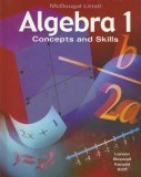 Algebra 1 Concepts and Skills 2000 9780618050512 Front Cover