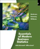 Essentials of Modern Business Statistics (with Online Material Printed Access Card) 4th 2008 9780324783513 Front Cover