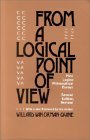 From a Logical Point of View Nine Logico-Philosophical Essays, Second Revised Edition