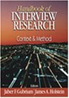 Handbook of Interview Research Context and Method  9780761919513 Front Cover