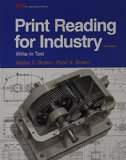 Print Reading for Industry Write-In Text cover art