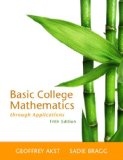 Basic College Mathematics Through Applications  cover art